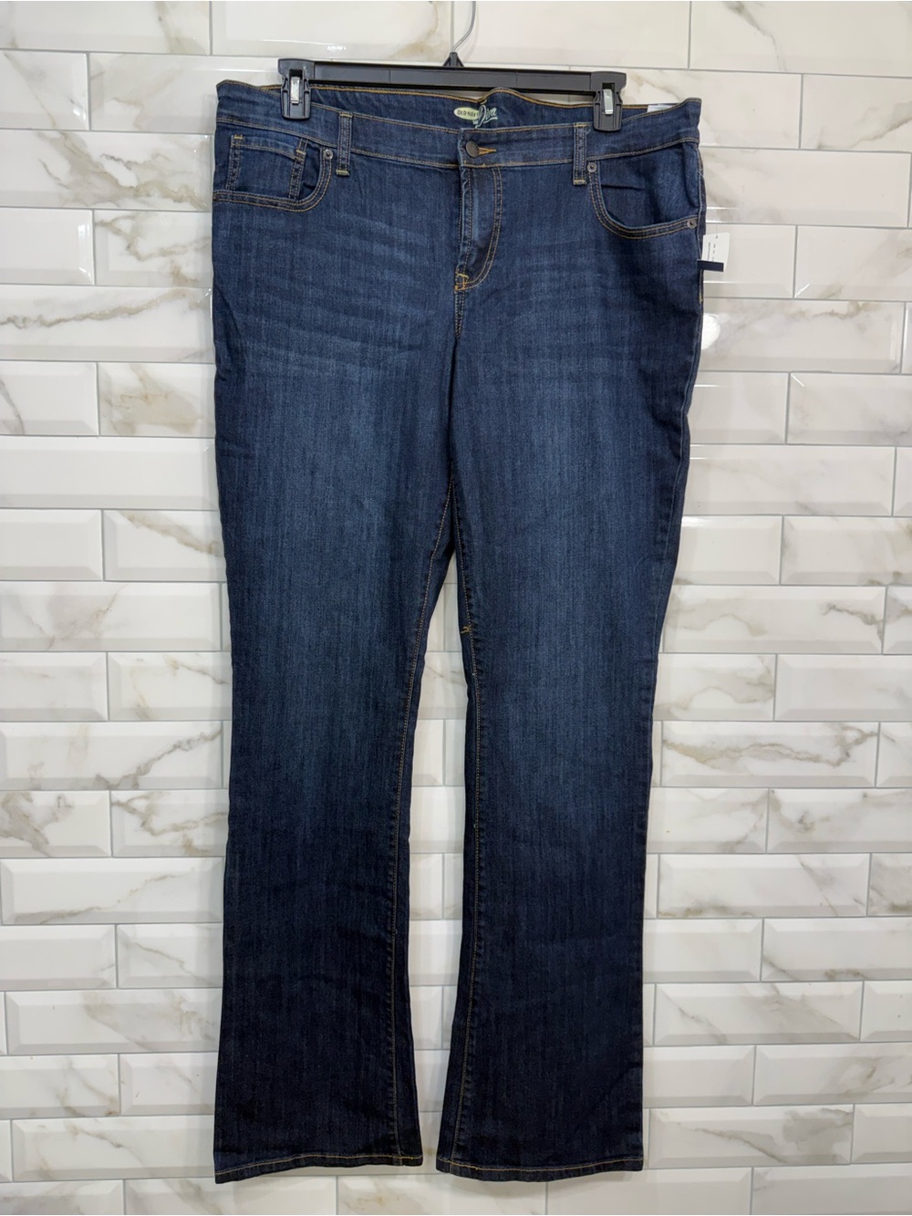 Old Navy Dark Blue Tall Bootcut Jeans